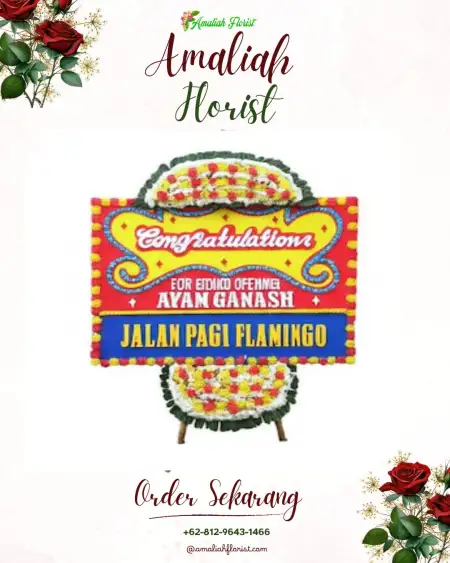 Sewa Papan Bunga Puntang